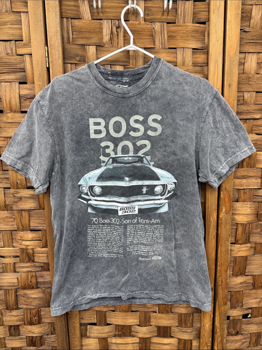 Ford Gray BOSS 302 Graphic Tee